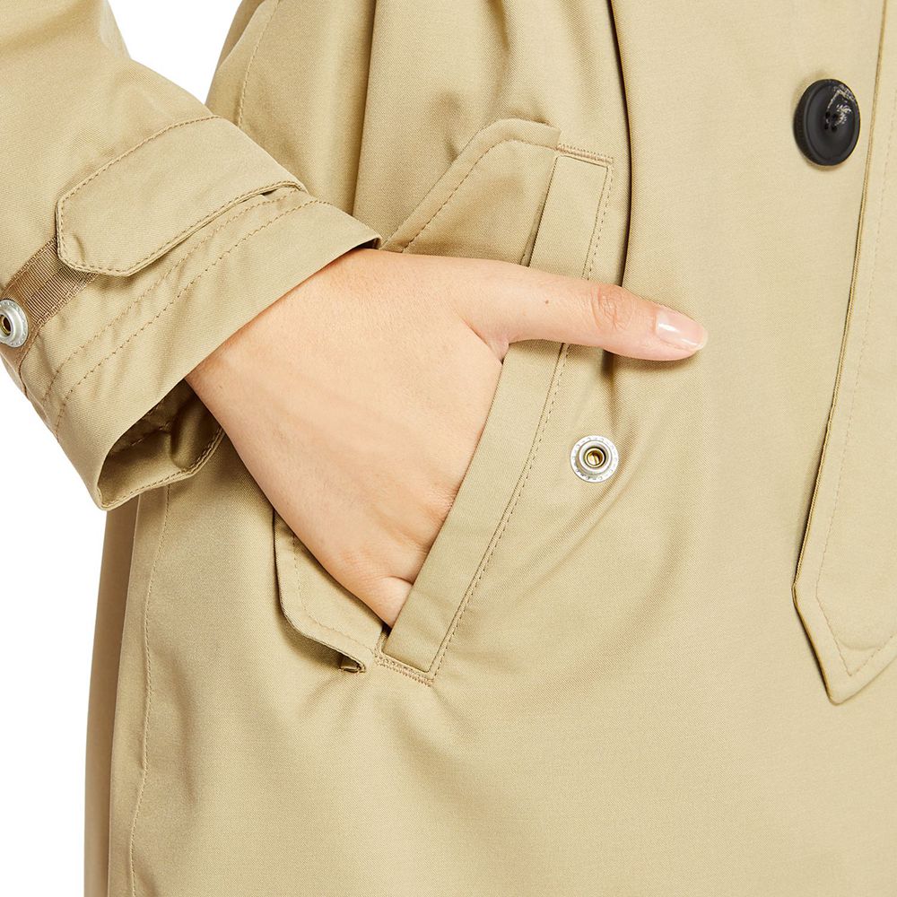 Casaco Feminino - Timberland Classic Impermeavel Trench - FLEXW5401 - Caqui